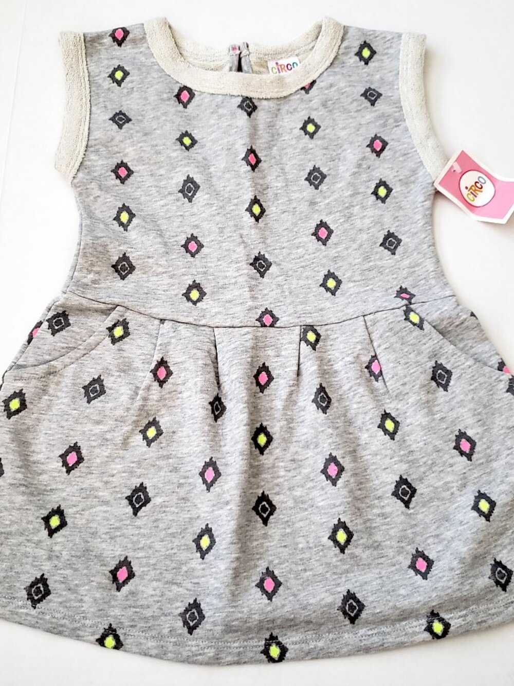 NWT Circo Girls Gray Diamond Dress Size 5T